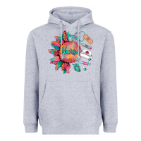 Heather Grey western  nurse medical instruments Heavyweight Hoodie - BarkalooDesign