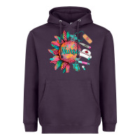 Plum western  nurse medical instruments Heavyweight Hoodie - BarkalooDesign