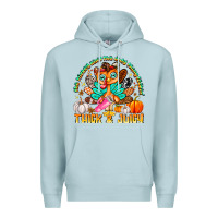 Blue Mist The Turkey Ain’t The Only Thing Lookin Thick & J Premium Hoodie - CowhideDigitalArt