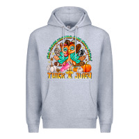Heather Grey The Turkey Ain’t The Only Thing Lookin Thick & J Premium Hoodie - CowhideDigitalArt