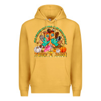 Mustard The Turkey Ain’t The Only Thing Lookin Thick & J Premium Hoodie - CowhideDigitalArt