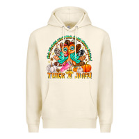 Tofu The Turkey Ain’t The Only Thing Lookin Thick & J Premium Hoodie - CowhideDigitalArt