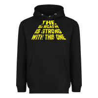 Black the sarcasm is strong with this one Heavyweight Hoodie - longCreatives
