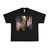 Black usa deer hunting woods Urban Heavy Tee - CowGirlArtShop