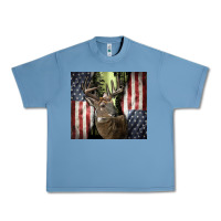 Pebble Blue usa deer hunting woods Urban Heavy Tee - CowGirlArtShop