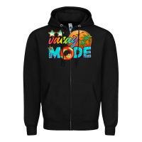 Black vacay mode Zipper Hoodie - Artiststas