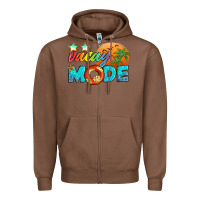 Chestnut vacay mode Zipper Hoodie - Artiststas