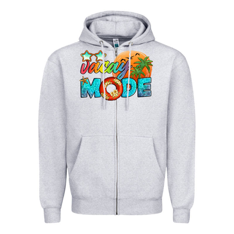 Vacay Mode Zipper Hoodie by Artiststas | Teevron