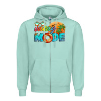 Seafoam vacay mode Zipper Hoodie - Artiststas
