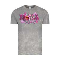 Cloud Rock mama claus pink christmas Vintage Tee - CowGirlArtShop