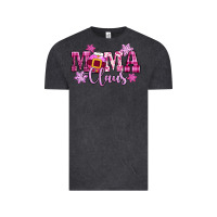 Vintage Black mama claus pink christmas Vintage Tee - CowGirlArtShop