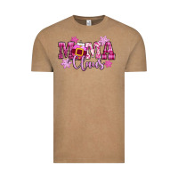 Vintage Coffee mama claus pink christmas Vintage Tee - CowGirlArtShop