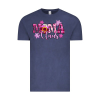 Vintage Denim mama claus pink christmas Vintage Tee - CowGirlArtShop