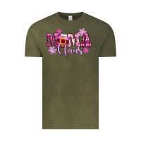 Vintage Olive mama claus pink christmas Vintage Tee - CowGirlArtShop