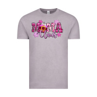 Mama Claus Pink Christmas Vintage Tee | Teevron