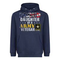 Navy proud daughter of a army veteran american flag military gift Heavyweight Hoodie - longCreatives