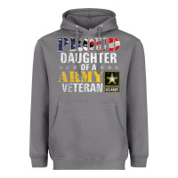 Storm proud daughter of a army veteran american flag military gift Heavyweight Hoodie - longCreatives