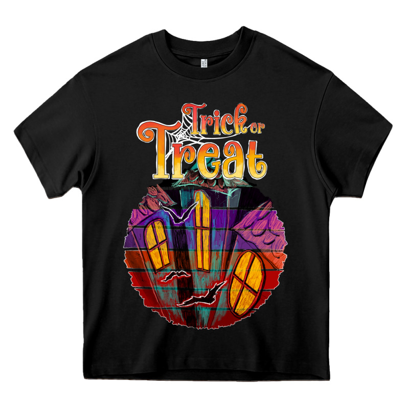 Trick Treat Black Heavy Core Tee by JahusDesignShop | Teevron