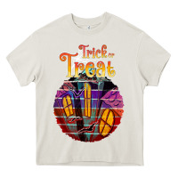 Cream trick treat black Heavy Core Tee - JahusDesignShop
