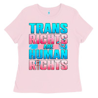 Trans Rights Are Human Rights Ladies Tee | Teevron