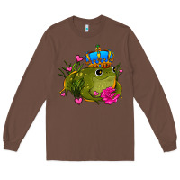 Chestnut valentines day frog prince olivia Long Sleeve Tee - OliviaCreatesArt