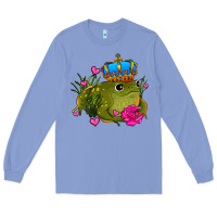 Colony Blue valentines day frog prince olivia Long Sleeve Tee - OliviaCreatesArt