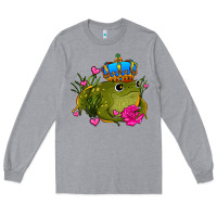 Heather Grey valentines day frog prince olivia Long Sleeve Tee - OliviaCreatesArt
