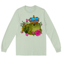 Matcha valentines day frog prince olivia Long Sleeve Tee - OliviaCreatesArt