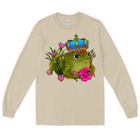 Mushroom valentines day frog prince olivia Long Sleeve Tee - OliviaCreatesArt
