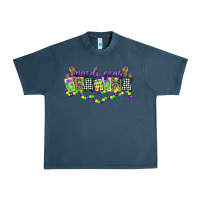 Midnight Navy mardi gras grandma Urban Heavy Tee - CowGirlArtShop
