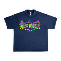 Navy mardi gras grandma Urban Heavy Tee - CowGirlArtShop