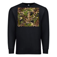 Black camouflage mama Premium Sweatshirt - BarkalooDesign