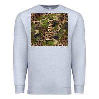 Heather Grey camouflage mama Premium Sweatshirt - BarkalooDesign