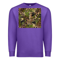 Purple camouflage mama Premium Sweatshirt - BarkalooDesign