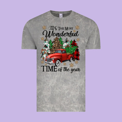 Its The Most Wonderful Time Of The Year Vintage Tee Designed By Cowgirlartshop