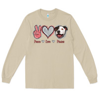 Mushroom Peace Love Pitties Long Sleeve Tee - Jasminsmagicworld