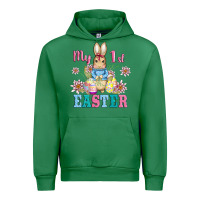 Emerald my first easter with baby bunny and eggs Urban Hoodie - AdoDesignShop