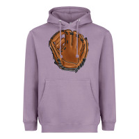 Lavender baseball glove Heavyweight Hoodie - BarkalooDesign