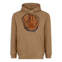 Toasted Coconut baseball glove Heavyweight Hoodie - BarkalooDesign