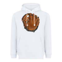 White baseball glove Heavyweight Hoodie - BarkalooDesign