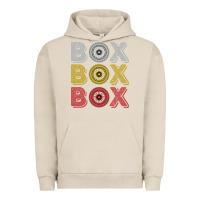 Pigment French Oak Vintage Retro Box Box Box Formula Racing Urban Hoodie - longCreatives
