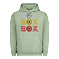 Pigment Oil Green Vintage Retro Box Box Box Formula Racing Urban Hoodie - longCreatives