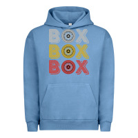 Pigment Pebble Blue Vintage Retro Box Box Box Formula Racing Urban Hoodie - longCreatives