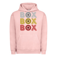Pigment Salmon Vintage Retro Box Box Box Formula Racing Urban Hoodie - longCreatives