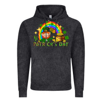 Vintage Black St. Patrick's Day Elf with elements Vintage Hoodie - HowdyJamesFarm