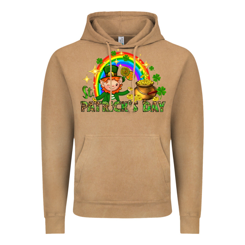 St. Patrick's Day Elf With Elements Vintage Hoodie by HowdyJamesFarm | Teevron