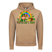 Vintage Coffee St. Patrick's Day Elf with elements Vintage Hoodie - HowdyJamesFarm
