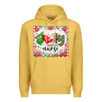 Antique Gold Joly Nurse Premium Hoodie - CowhideDigitalArt