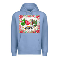Colony Blue Joly Nurse Premium Hoodie - CowhideDigitalArt