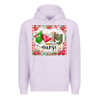 Lilac Joly Nurse Premium Hoodie - CowhideDigitalArt